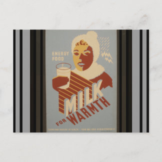 Mjölk for Warmth Vykort