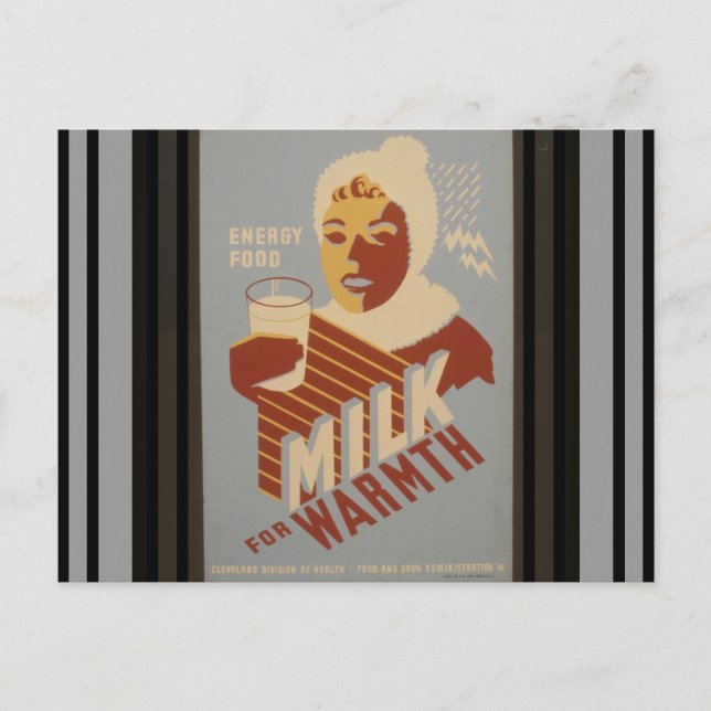 Mjölk for Warmth Vykort (Framsida)