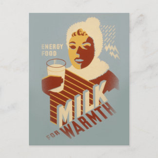 Mjölk for Warmth Vykort