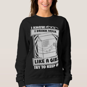 Mjölk Girl Farm Dairy Farmer Farming Cow Mjölk T Shirt