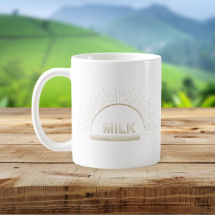 Mjölk God Dag Neutral Minimal Mugg