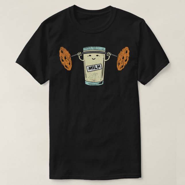 Mjölk Hiss Cookies 1 T Shirt (Design framsida)