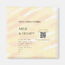 Mjölk honungssoftljus, tillsätt q r code tex