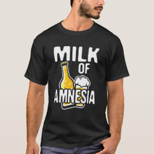 Mjölk i berusad grafik med amnesi t shirt