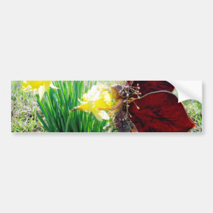 Mjölk i Daffodils Bildekal