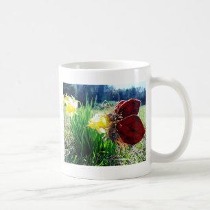 Mjölk i Daffodils Kaffemugg