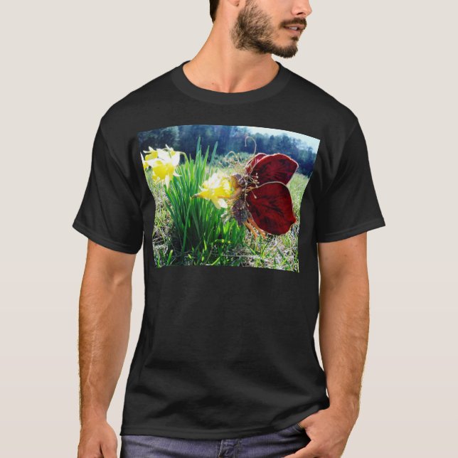 Mjölk i Daffodils T-shirt (Framsida)
