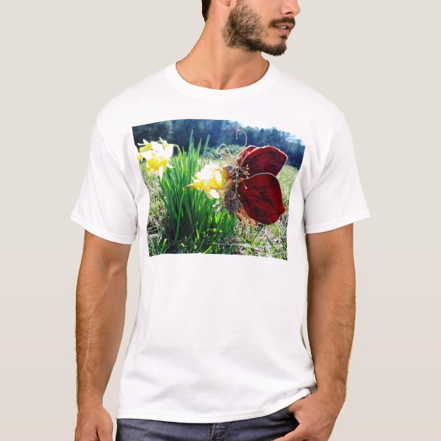 Mjölk i Daffodils Tee Shirt (Framsida)
