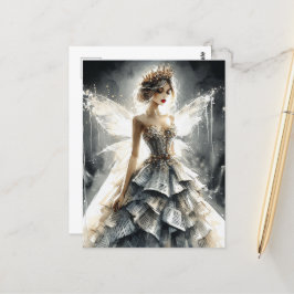 Mjölk i en Mode-visning av tidningar Vykort