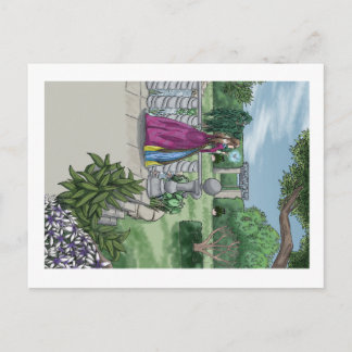 Mjölk i Garden Vykort