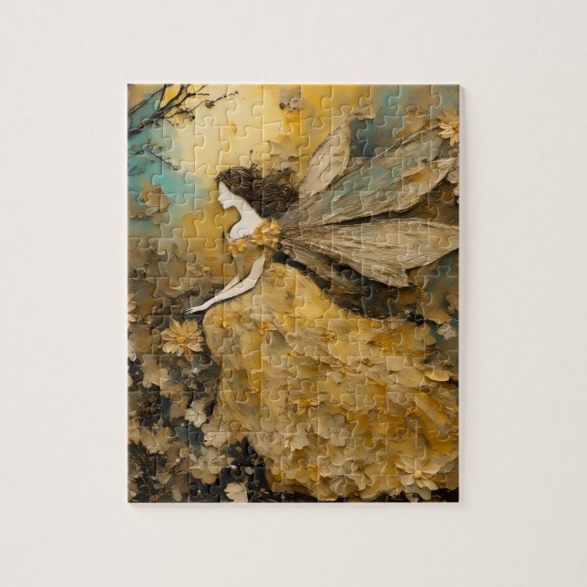 Mjölk i Gult Pussel (Vertikal)