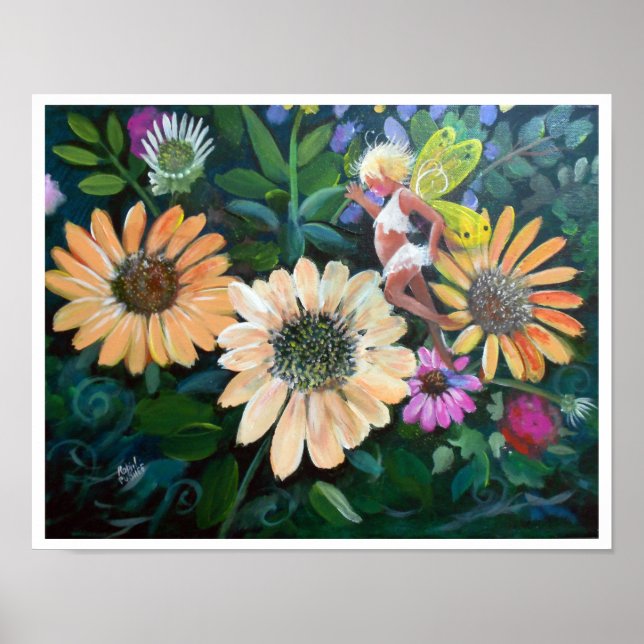 Mjölk i min Garden Poster (Framsidan)