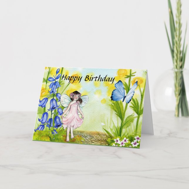 Mjölk i mitt Garden Birthday Card Kort (Framsida)