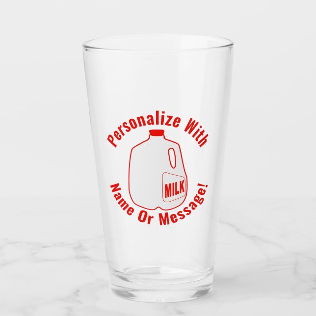 Mjölk Jug Glaskopp (Framsida)