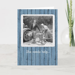 Mjölk Jugs Birthday Card Tack Kort