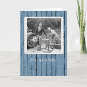 Mjölk Jugs Birthday Card Tack Kort