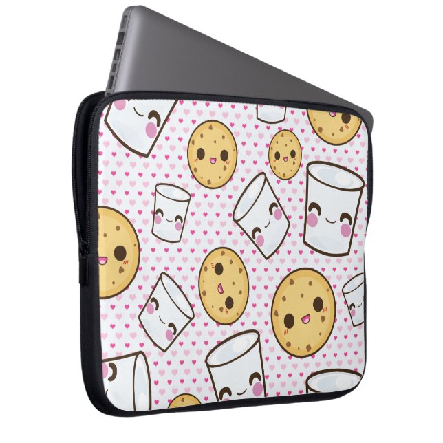 Mjölk & kakor laptop sleeve (Framsidan Höger)
