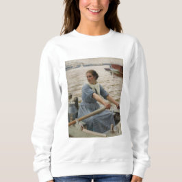 Mjölk Maid på en roddbåt (av Albert Edelfilt) T Shirt