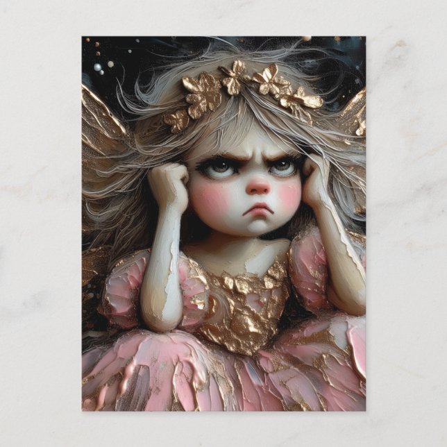 Mjölk med en attityd vykort (Framsida)