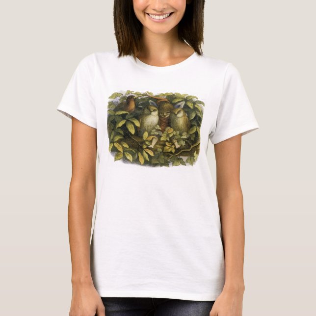 Mjölk med Uggla - Kvinnoshierarki T Shirt (Framsida)