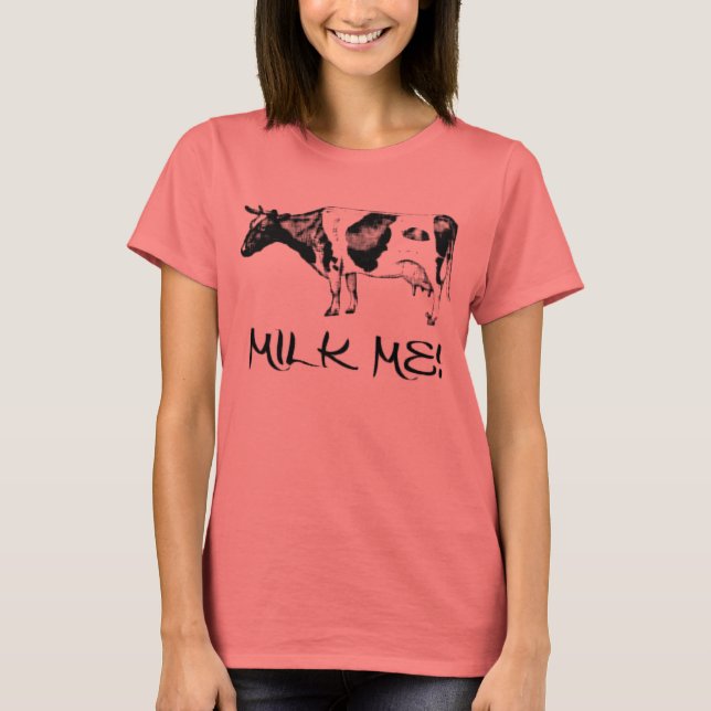 Mjölk mig! t shirt (Framsida)