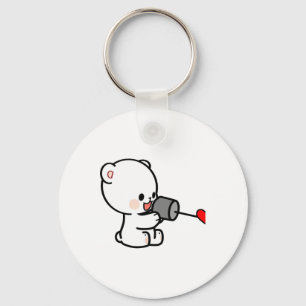 Mjölk Mocha par Valentine Design 1 Nyckelring