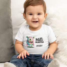 Mjölk Monster Fånig T Shirt