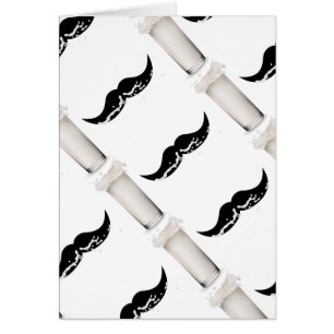 Mjölk Mustache Hälsningskort