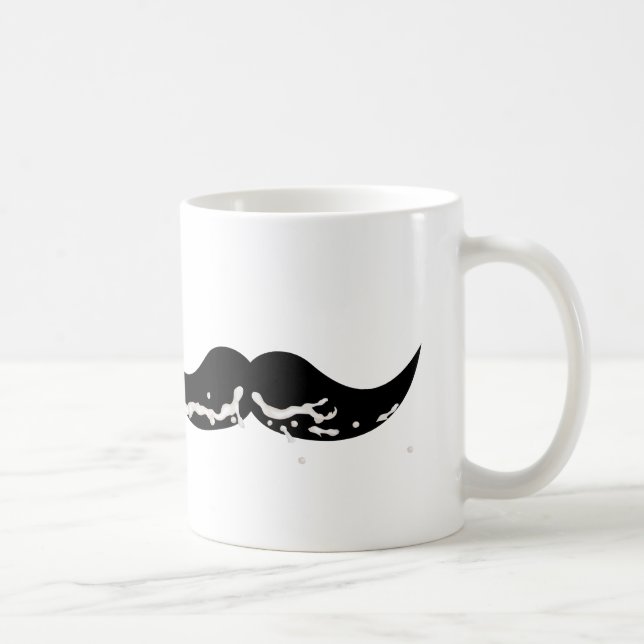 Mjölk Mustache Kaffemugg (Höger)