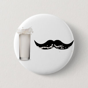 Mjölk Mustache Knapp