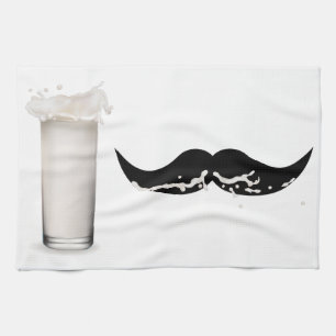 Mjölk Mustache Kökshandduk