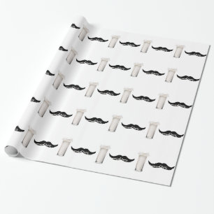 Mjölk Mustache Presentpapper