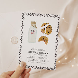 Mjölk och Cookies Cute Baby Shower Inbjudningar