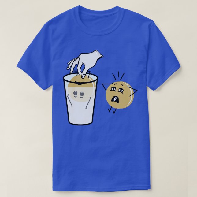 Mjölk och Cookies Dunk T Shirt (Design framsida)