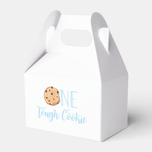 Mjölk och cookies En Tuff Cookie 1:a födelsedag Presentaskar