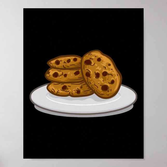 Mjölk och cookies för att matcha Halloween Cookie Poster (Framsidan)