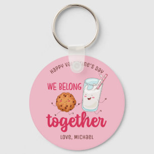 Mjölk och Cookies Funny Pun Cute Valentine Day Nyckelring