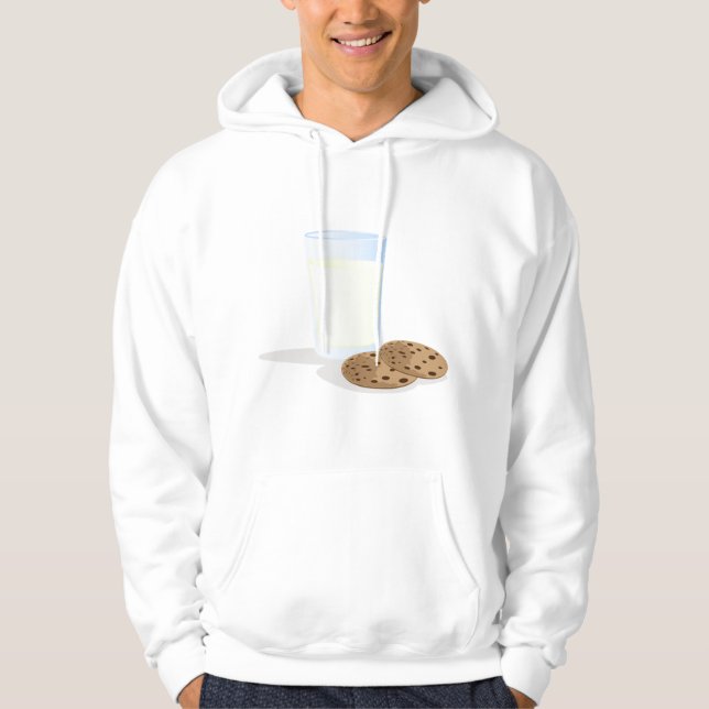 Mjölk och cookies hoodie (Framsida)