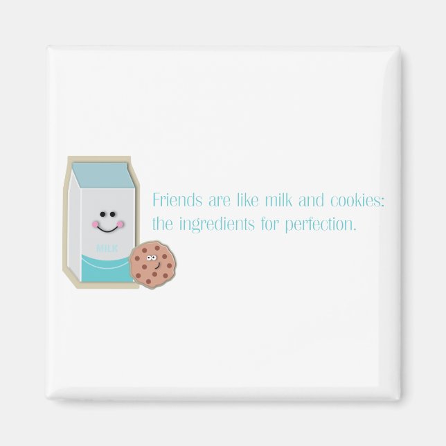 Mjölk och cookies magnet (Framsidan)