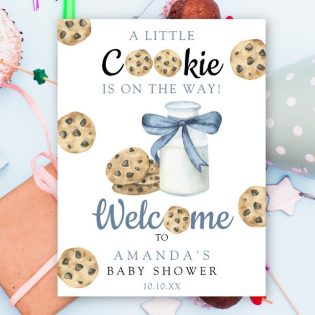 Mjölk och Cookies Välkomstbabydusch party Poster (Skapare uppladdad)