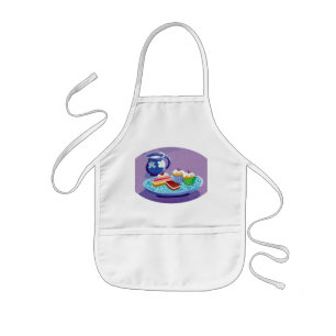 Mjölk och kakor barnförkläde