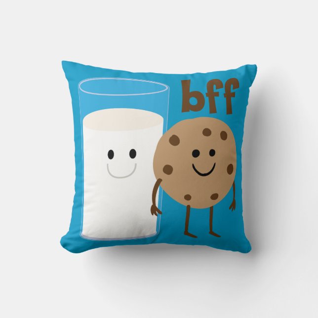 Mjölk och kakor BFF Kudde (Framsida)