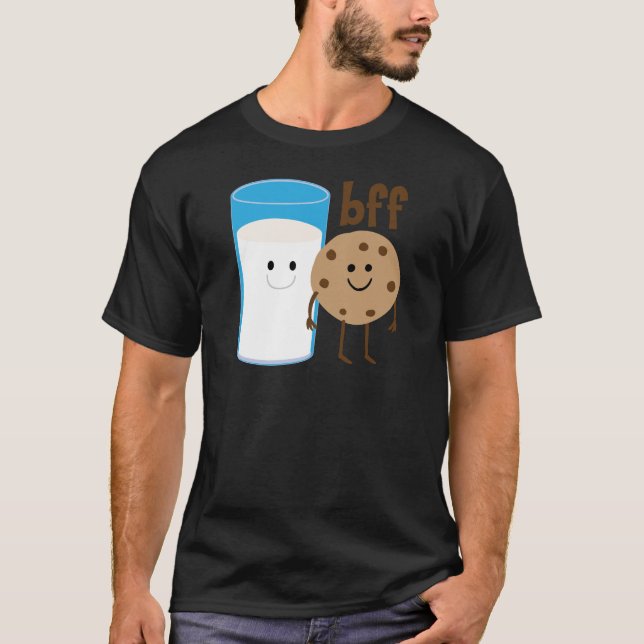 Mjölk och kakor BFF Tee Shirt (Framsida)