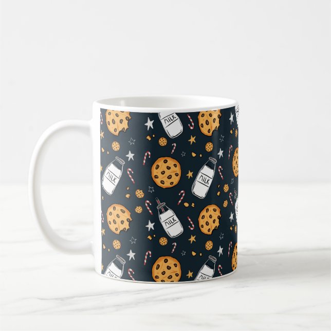 Mjölk och kakor julmugg kaffemugg (Vänster)