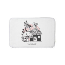 Mjölk- och mejerihus badrumsmatta