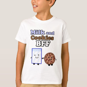 Mjölk och skjorta för kakor BFF T Shirt