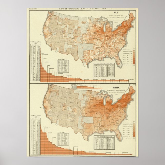 Mjölk och smör poster (Framsidan)