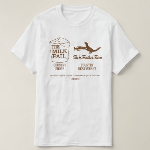 Mjölk Pail - Fin'n Feather Farm, Dundee, Illinois T-shirt