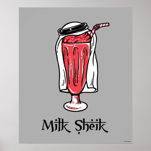 Mjölk Sheik Poster (Framsidan)
