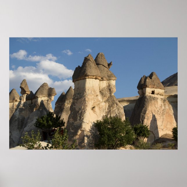 Mjölk Skorsten i Cappadocia Poster (Framsidan)